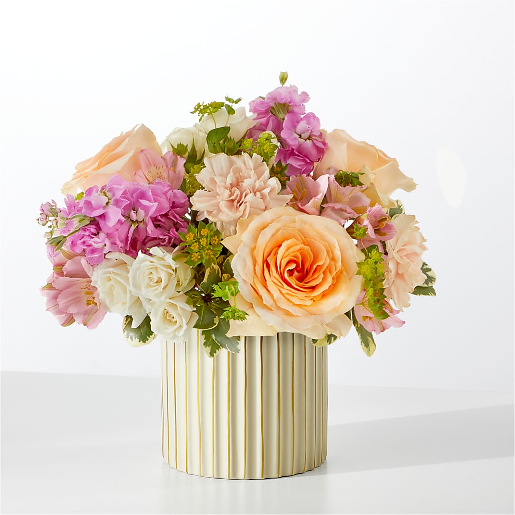 Paradise Bouquet with Ivory Vase – Park Merced Florist, Corona CA