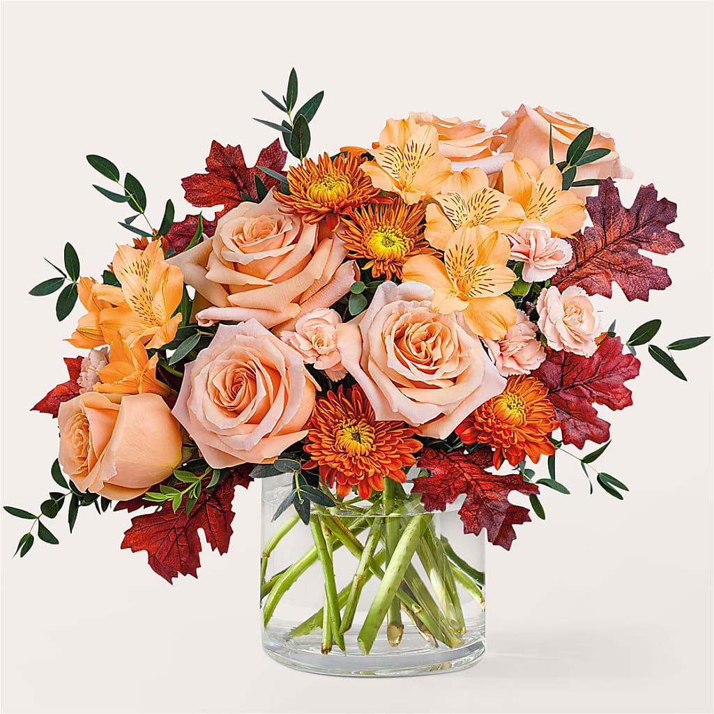 Spiced Latte Bouquet – Park Merced Florist, Corona CA