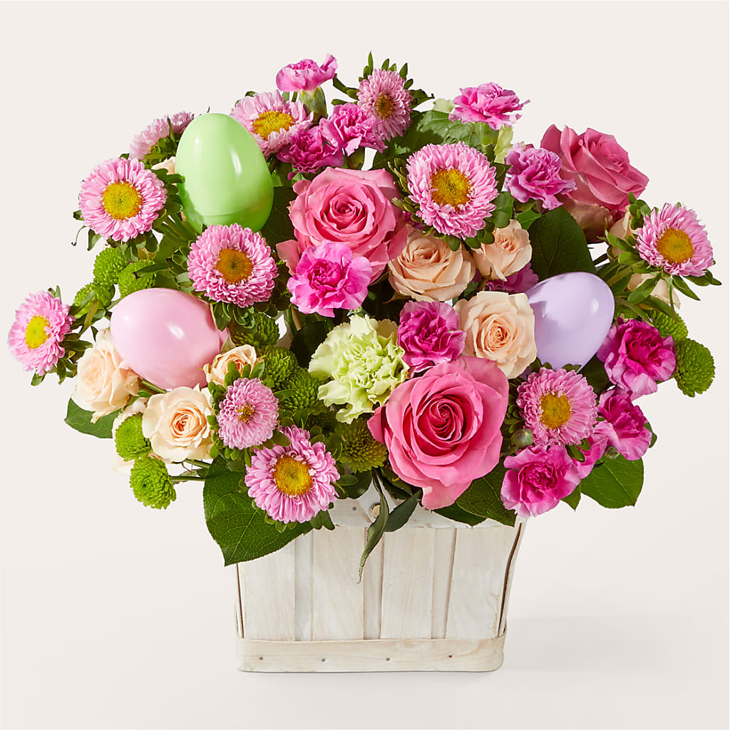 Get Eggcited Basket – Park Merced Florist, Corona CA