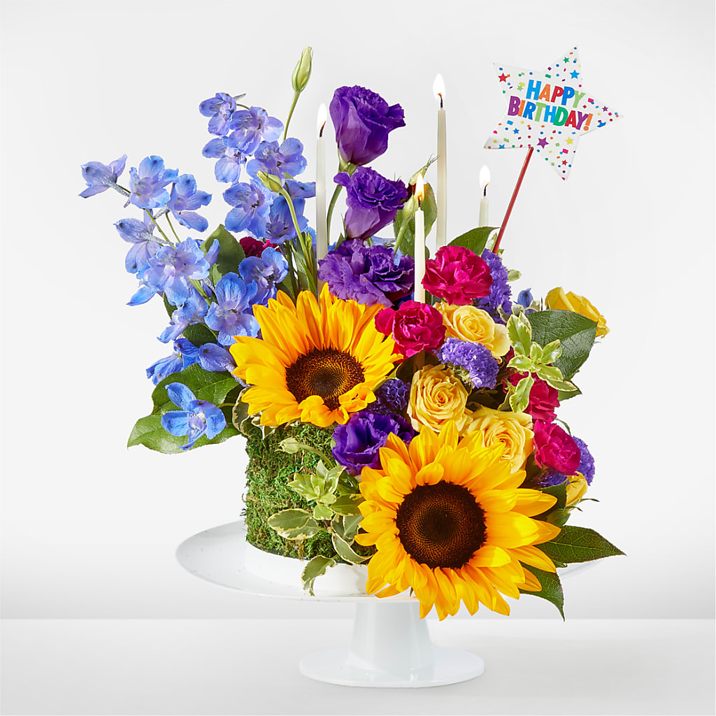 Star of the Day Floral Cake – Park Merced Florist, Corona CA