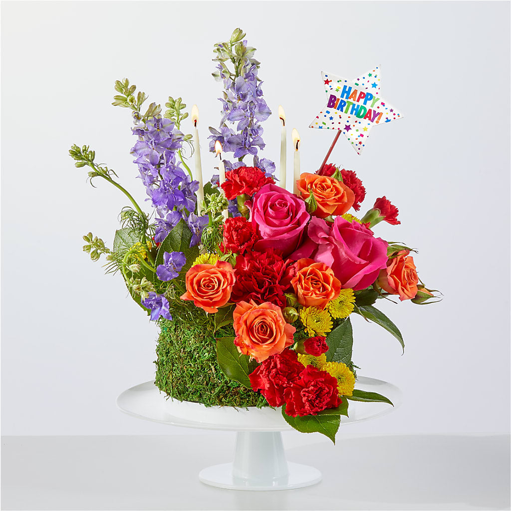 Best Year Yet Floral Cake – Park Merced Florist, Corona CA