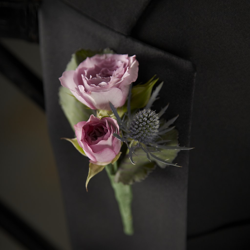 Veronica Boutonniere – Park Merced Florist, Corona CA