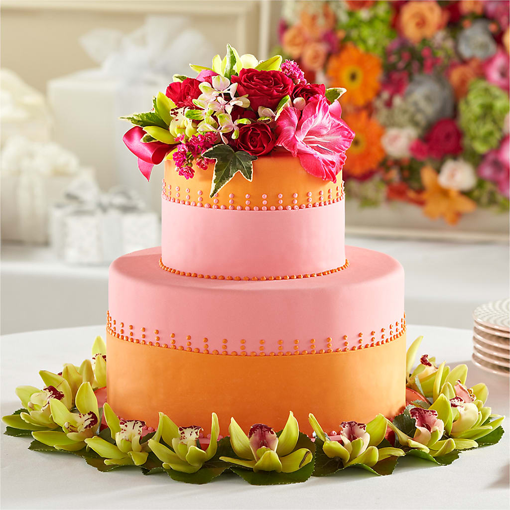 Sweet Citrus Cake Decor – Park Merced Florist, Corona CA