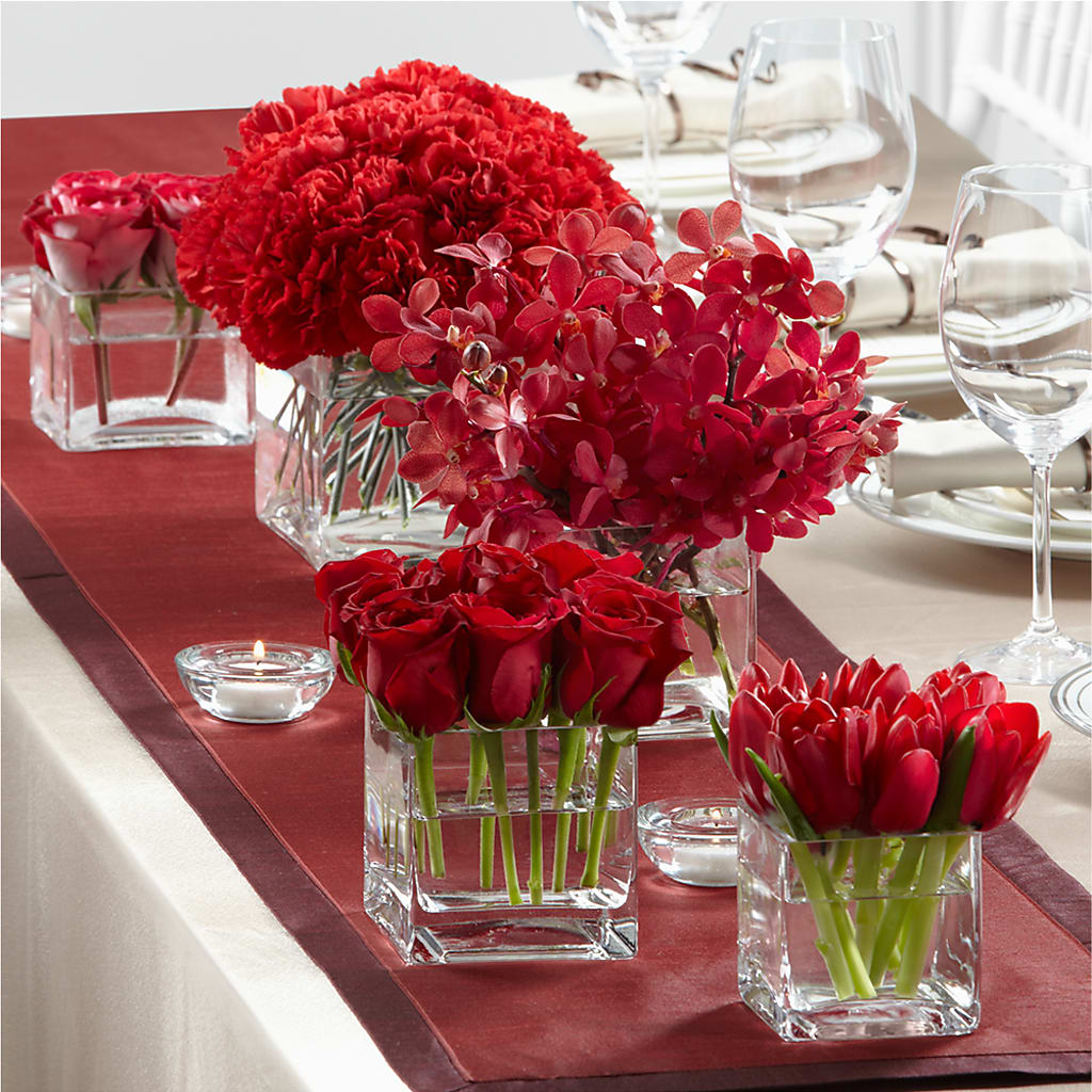 Modern Grace Centerpiece – Park Merced Florist, Corona CA