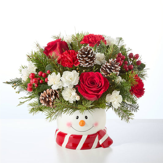 Jolly Snowman Bouquet –  Park Merced Florist, Corona CA