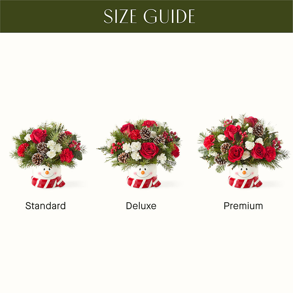 Jolly Snowman Bouquet –  Park Merced Florist, Corona CA