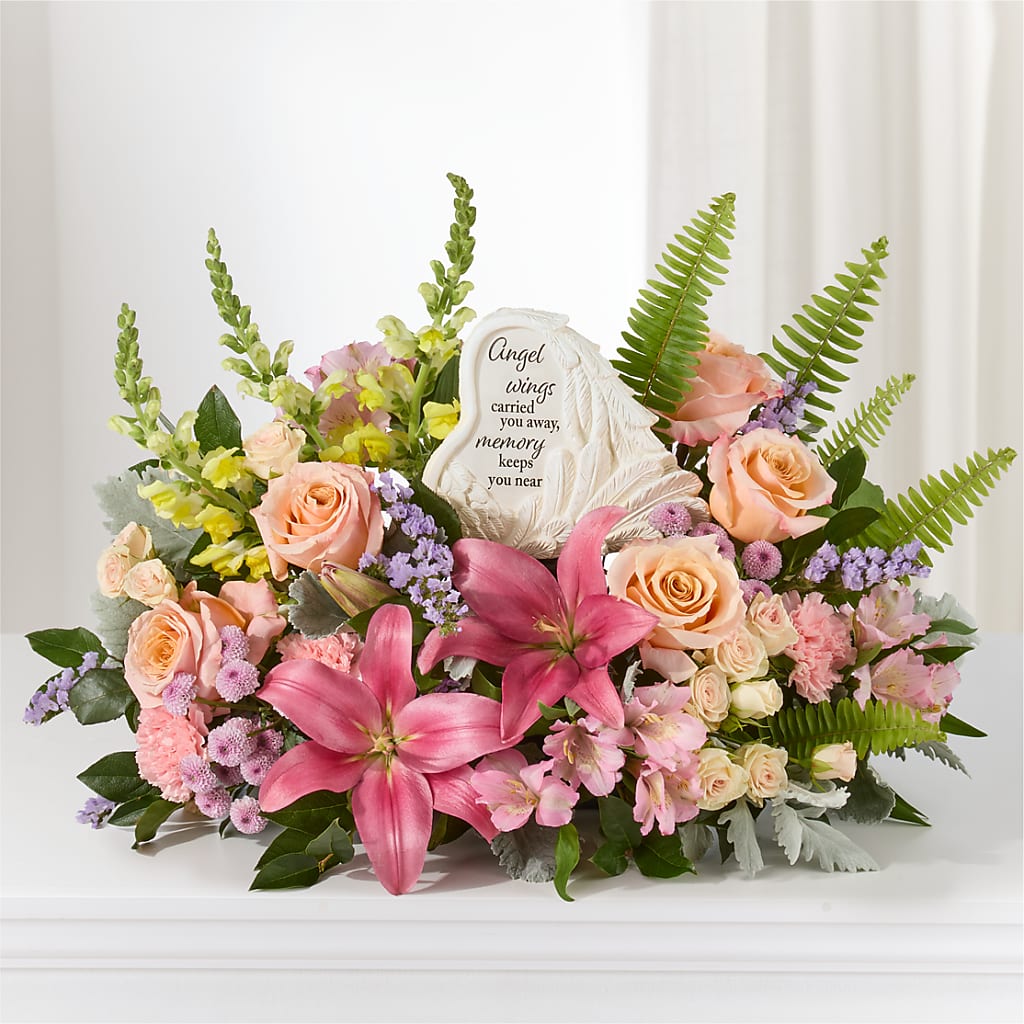 Gentle Light Arrangement –  Park Merced Florist, Corona CA