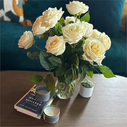 Long Stem Yellow Rose Bouquet –  Park Merced Florist, Corona CA