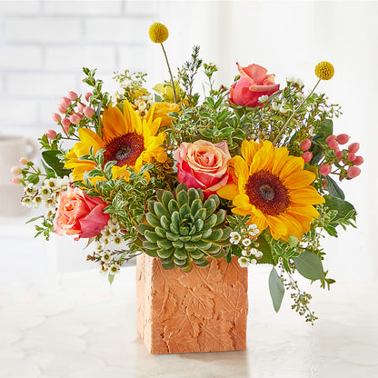 Sunflower Season Bouquet –  Park Merced Florist, Corona CA