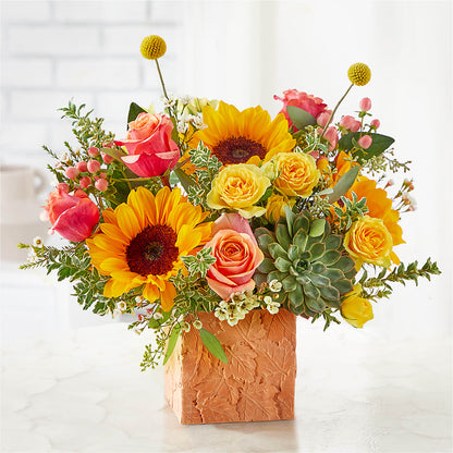 Sunflower Season Bouquet –  Park Merced Florist, Corona CA