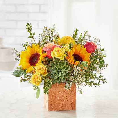 Sunflower Season Bouquet –  Park Merced Florist, Corona CA