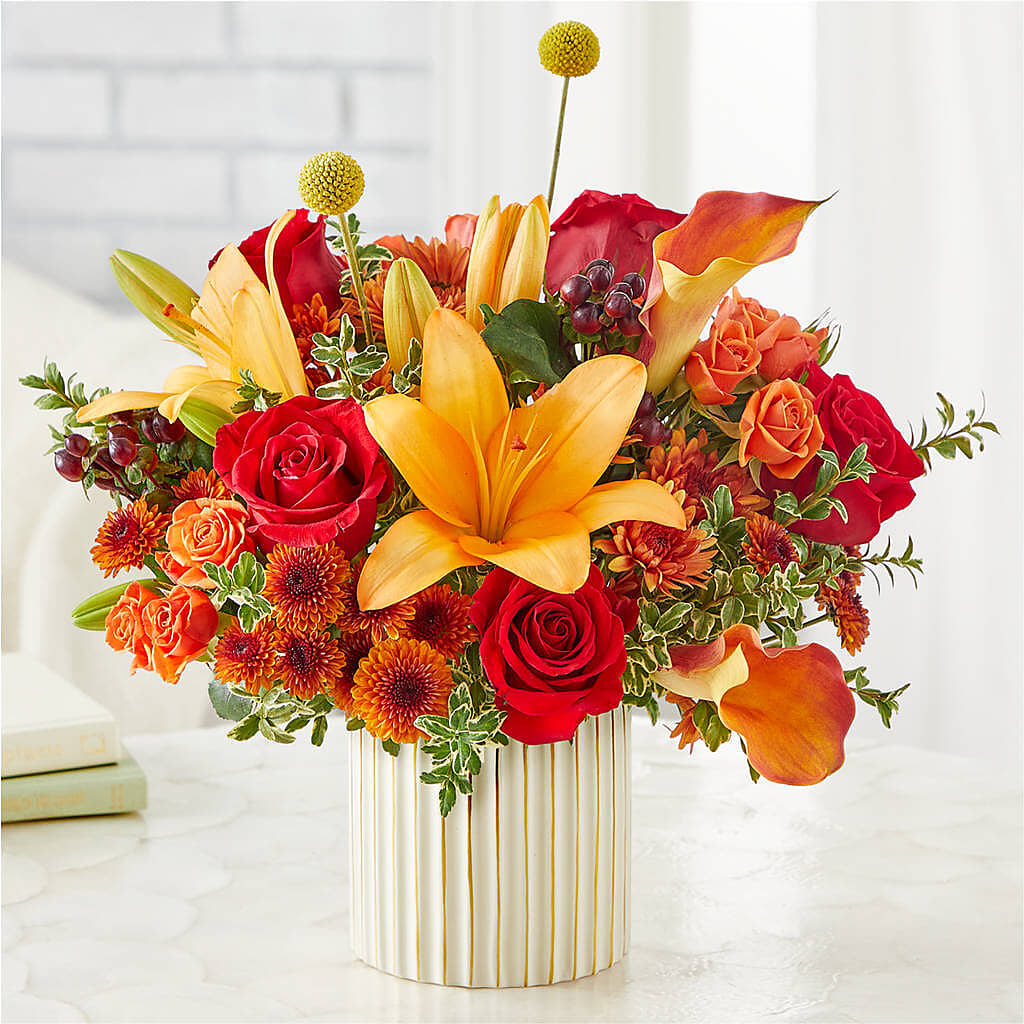 Scarlet Skies Bouquet –  Park Merced Florist, Corona CA