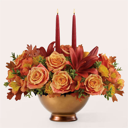 Harvest Table Centerpiece –  Park Merced Florist, Corona CA
