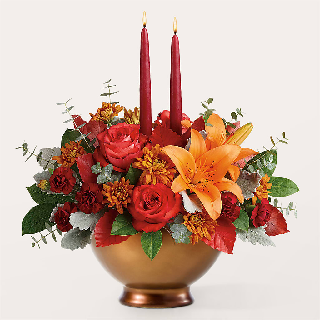 Fruits of Fall Centerpiece –  Park Merced Florist, Corona CA