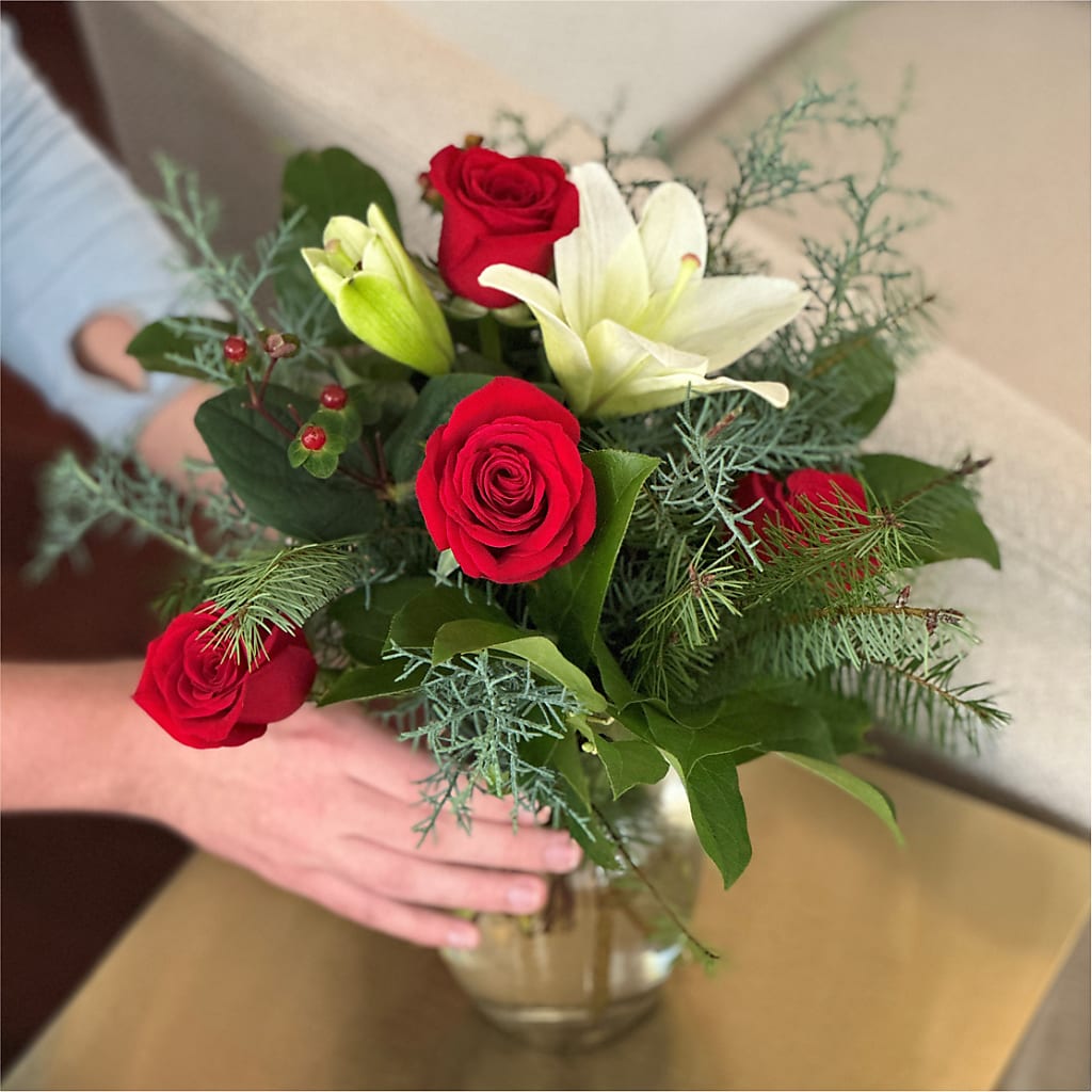 Glittering Lights Bouquet –  Park Merced Florist, Corona CA