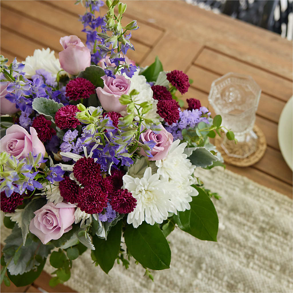 Violet Frost Bouquet –  Park Merced Florist, Corona CA