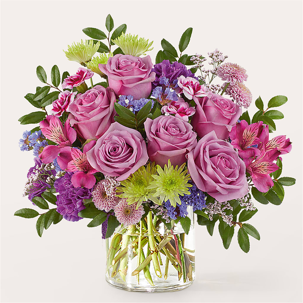 Glass Half Full Bouquet –  Park Merced Florist, Corona CA