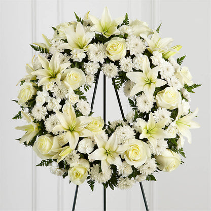 Treasured Tribute Wreath –  Park Merced Florist, Corona CA