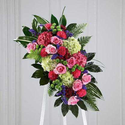 Refreshing Mix Standing Spray –  Park Merced Florist, Corona CA