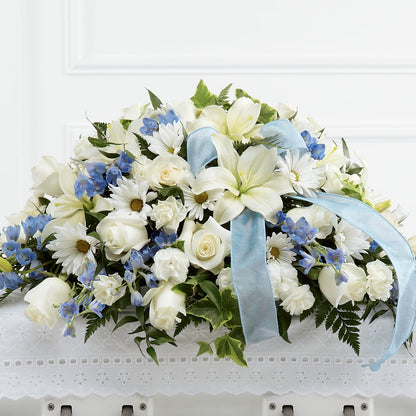 Tender Treasure Casket Spray –  Park Merced Florist, Corona CA