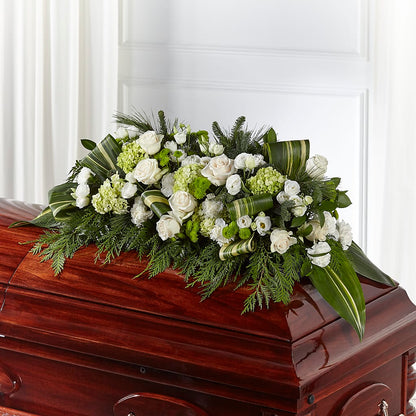 Hopeful Gesture Casket Spray –  Park Merced Florist, Corona CA