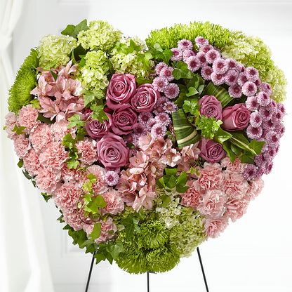 Heartwarming Standing Heart –  Park Merced Florist, Corona CA