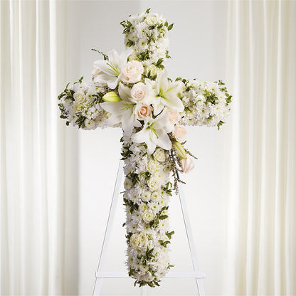 Spiritual Guidance Standing Spray –  Park Merced Florist, Corona CA