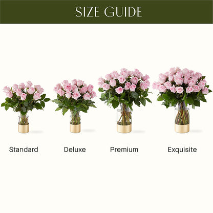 Picture Perfect Pink Rose Bouquet –  Park Merced Florist, Corona CA