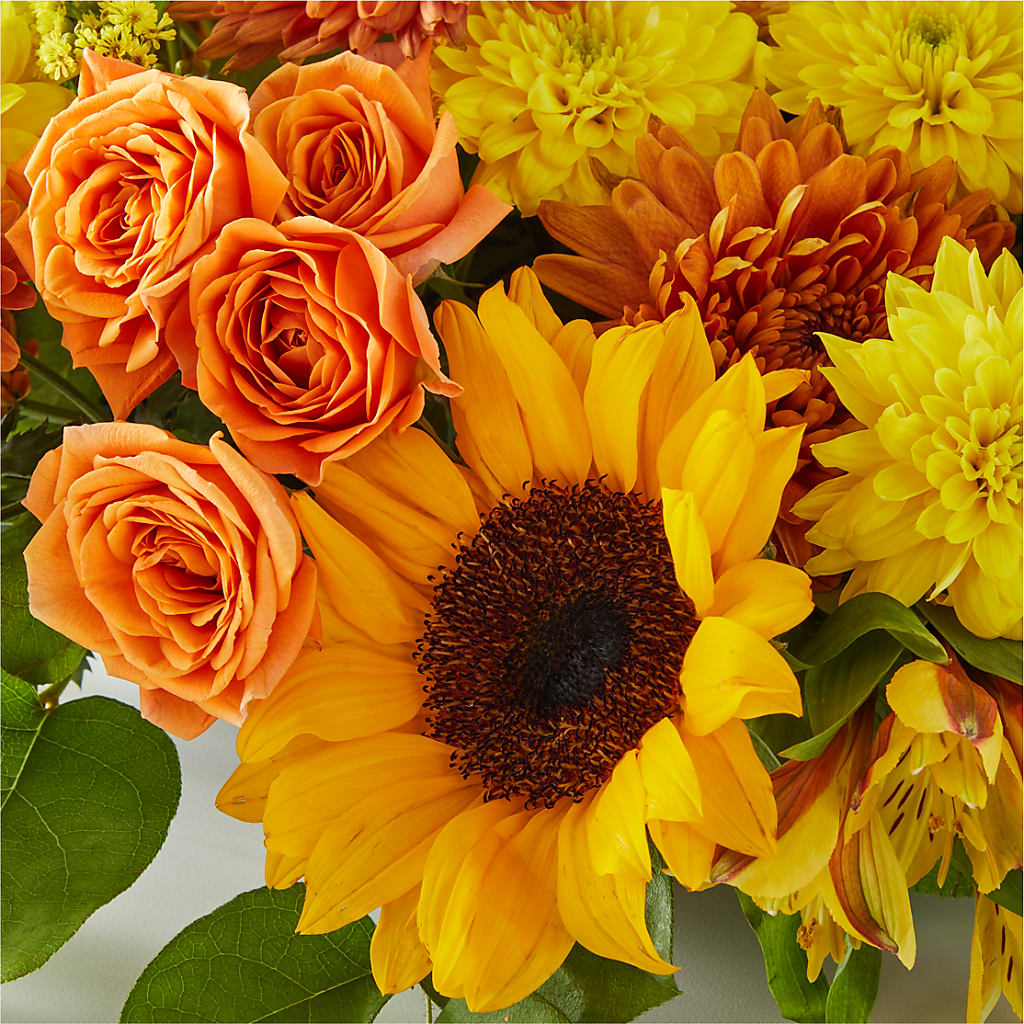 Autumn Harmony Centerpiece –  Park Merced Florist, Corona CA