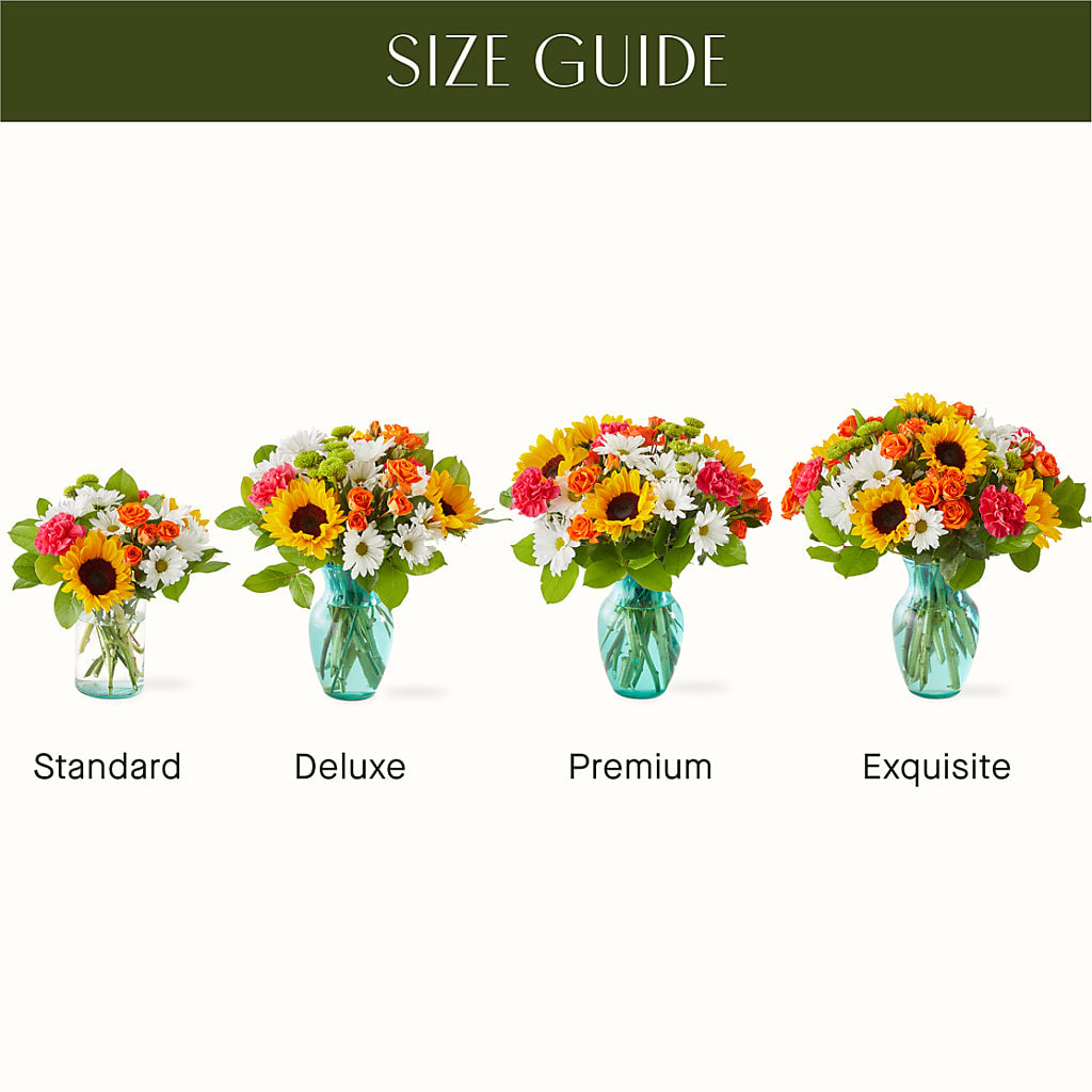 Sun-drenched Blooms Bouquet –  Park Merced Florist, Corona CA
