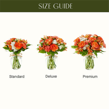 Apricot Glow Bouquet –  Park Merced Florist, Corona CA
