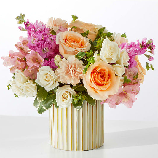 Paradise Bouquet with Ivory Vase –  Park Merced Florist, Corona CA