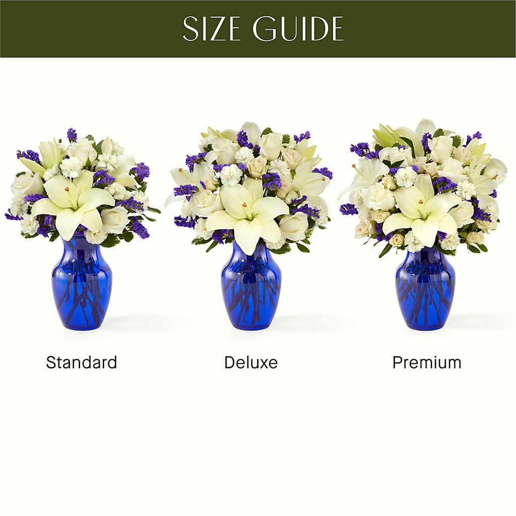 Sapphire Rush Bouquet –  Park Merced Florist, Corona CA