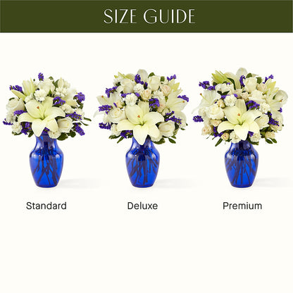 Sapphire Rush Bouquet –  Park Merced Florist, Corona CA