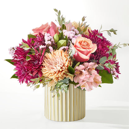 Berry Cobbler Bouquet with Ivory Vase –  Park Merced Florist, Corona CA
