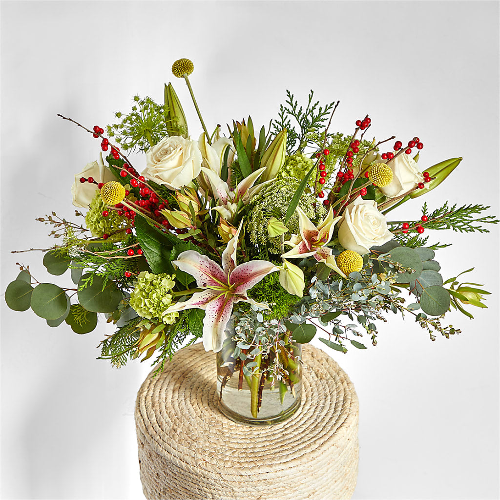 Berry & Bright Bouquet –  Park Merced Florist, Corona CA