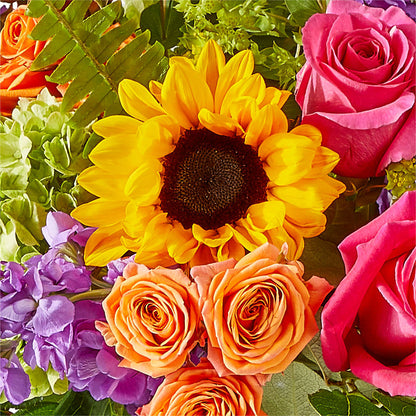 Vibrant Greetings Bouquet –  Park Merced Florist, Corona CA