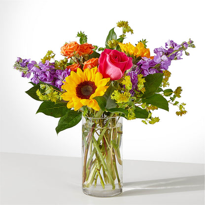 Vibrant Greetings Bouquet –  Park Merced Florist, Corona CA
