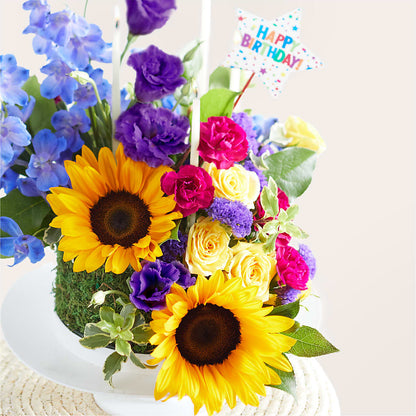 Star of the Day Floral Cake –  Park Merced Florist, Corona CA