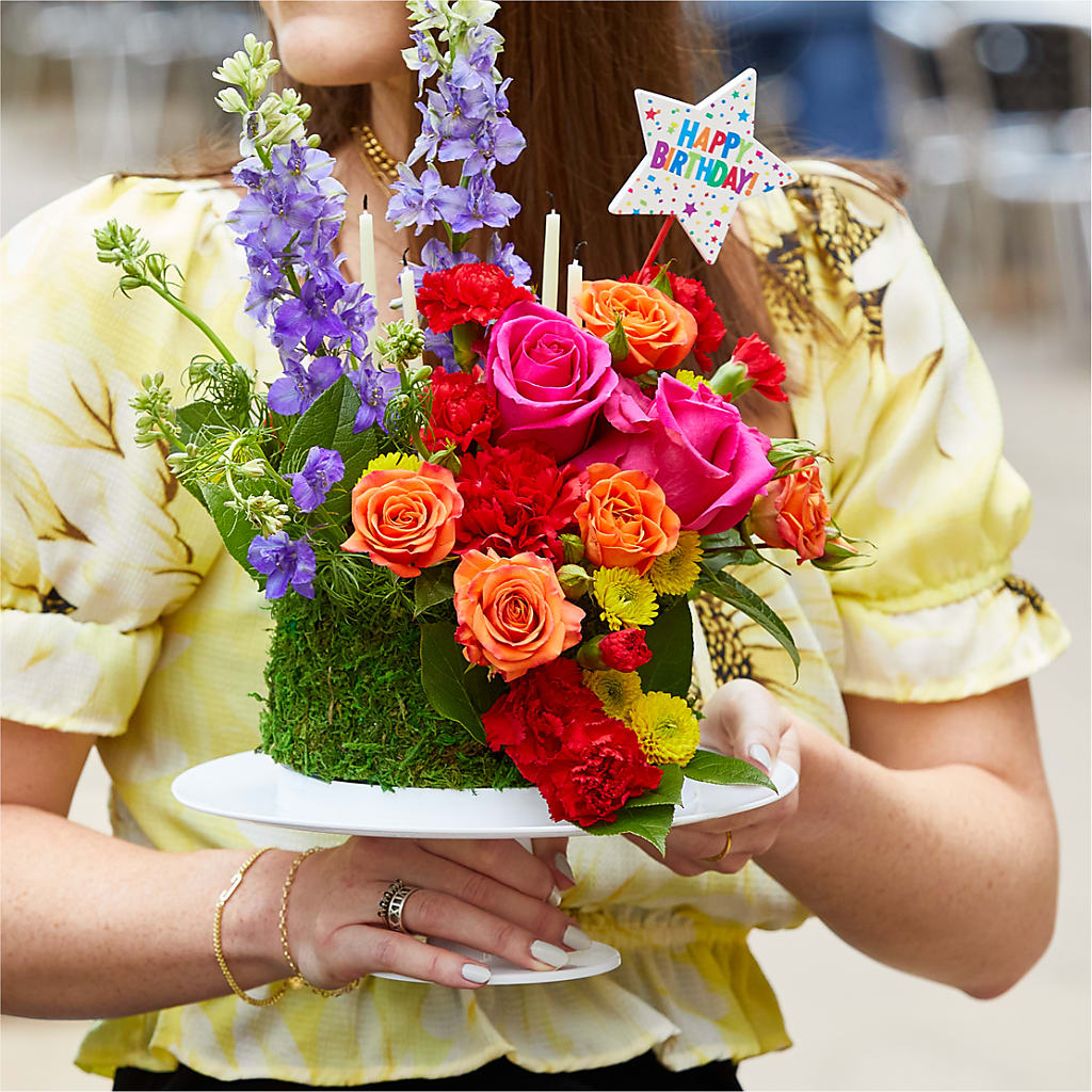 Best Year Yet Floral Cake –  Park Merced Florist, Corona CA