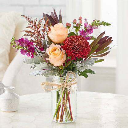 Moody Hues Bouquet –  Park Merced Florist, Corona CA
