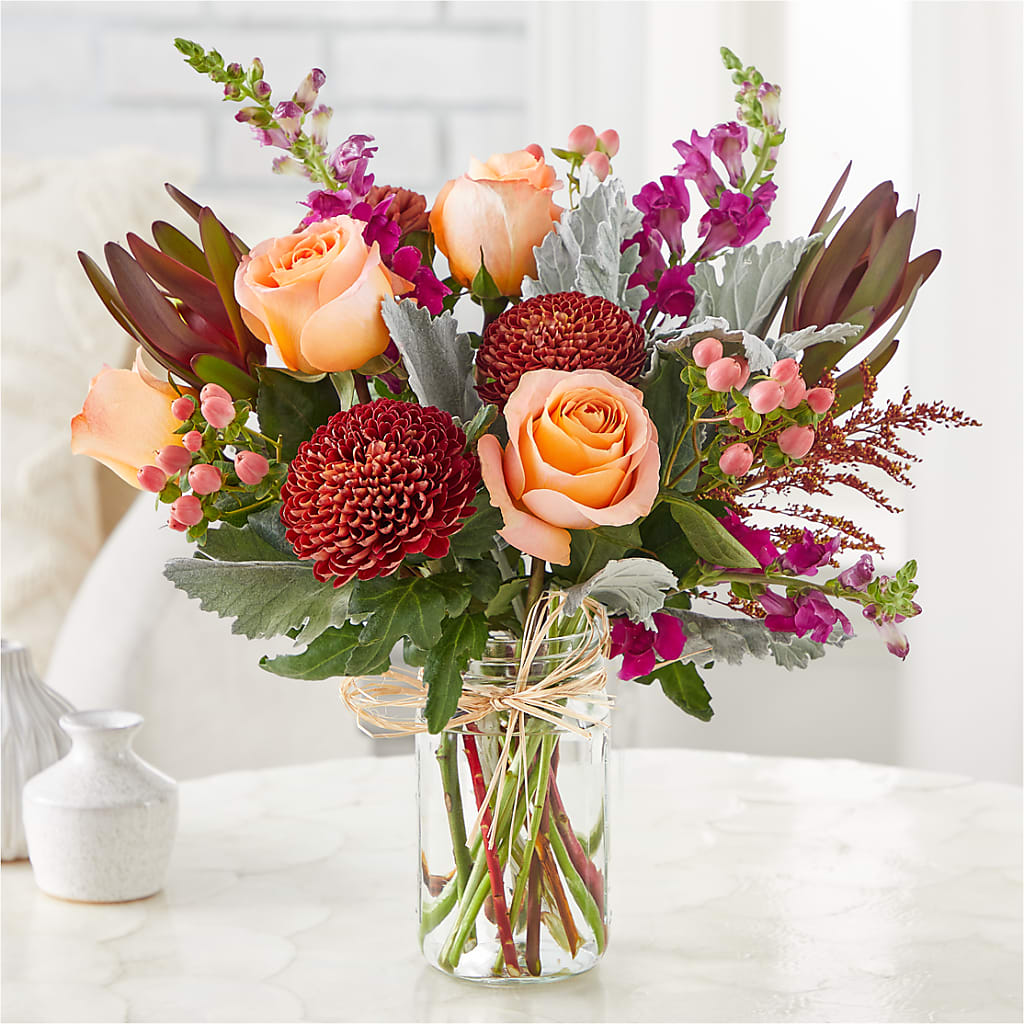 Moody Hues Bouquet –  Park Merced Florist, Corona CA