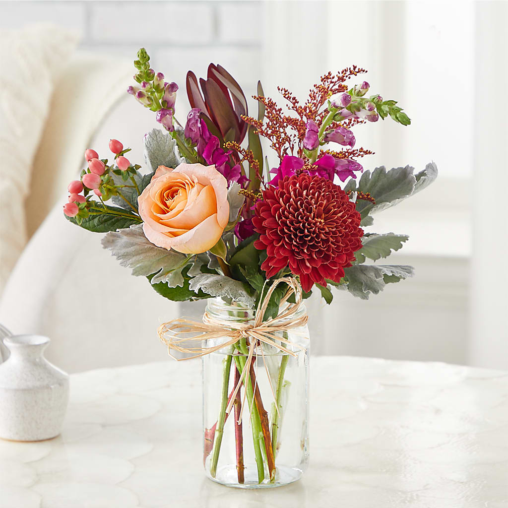 Moody Hues Bouquet –  Park Merced Florist, Corona CA