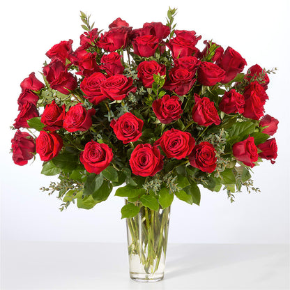 Forever Yours Fifty Stem Red Rose Bouquet –  Park Merced Florist, Corona CA