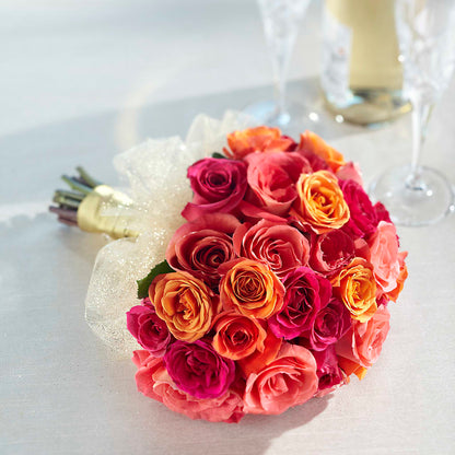 Sweet Roses Bouquet –  Park Merced Florist, Corona CA