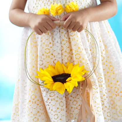 Sweet Sunshine Flower Girl Bouquet –  Park Merced Florist, Corona CA