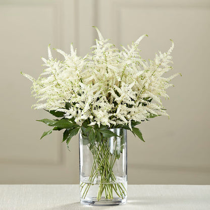 White Astilbe Bouquet –  Park Merced Florist, Corona CA