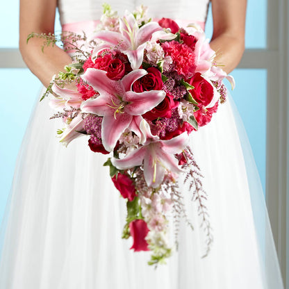 Lily & Rose Bouquet –  Park Merced Florist, Corona CA