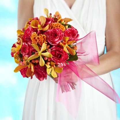 Brilliant Shades of Love Bouquet –  Park Merced Florist, Corona CA